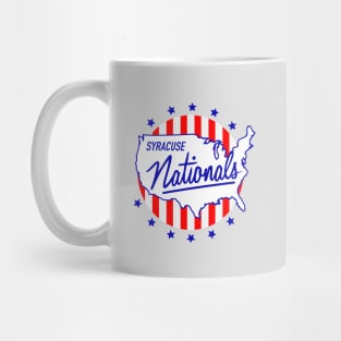 Defunct Syracuse Nationals NBL Basketball 1948 Mug